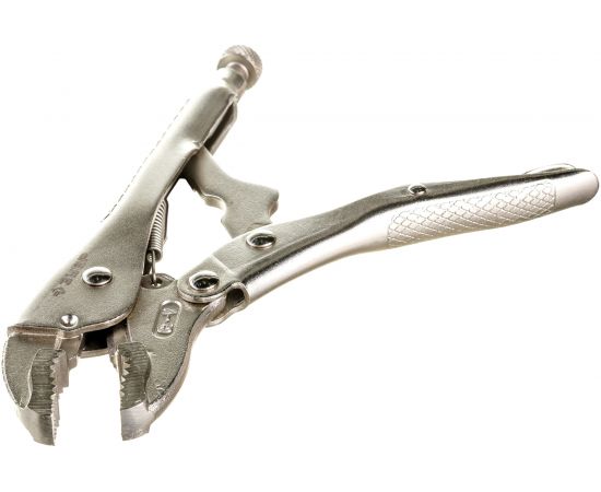 Универсальный ручной зажим Зубр Эксперт для круглых профилированных и плоских деталей губки из кованой Cr-V стали 180 мм 22510-18 – изображение 2