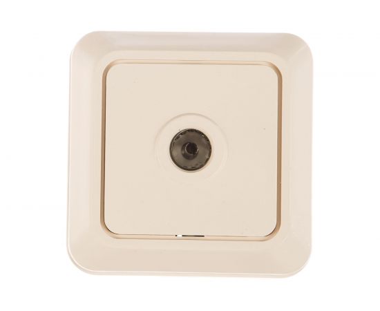 Розетка UNIVersal Олимп TV слоновая кость ivory Б-О0027 – изображение 2