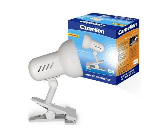 Лампа настольная Camelion H-035 белая, 7198 – изображение 2