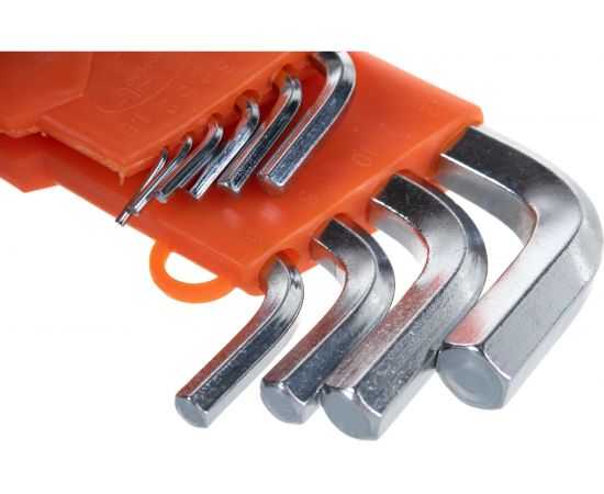 Набор Г-образных шестигранников удлиненных (10 шт; 1.5-12 мм) АвтоDело 30341 10098 – изображение 2