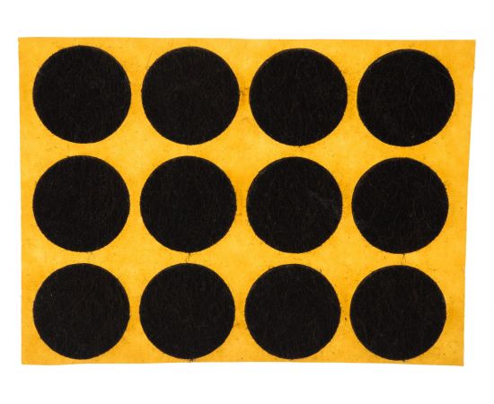 Подкладка ЕВРОПАРТНЕР фетр, корич. 20мм 12шт. 6 9183 2 – изображение 2