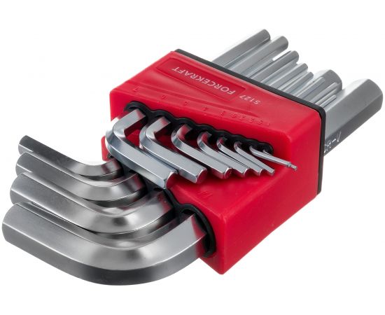 Набор ключей FORCEKRAFT FK-5127 Г-образные, 6-гранные, 12пр 29602 – изображение 3