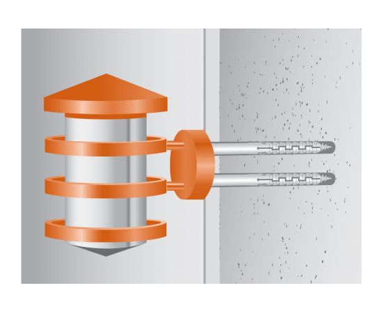 Нейлоновый распорный дюбель для сквозного монтажа с шурупом ЕВРОПАРТНЕР PNDS 8x100mm, 40 шт 86710 – изображение 3