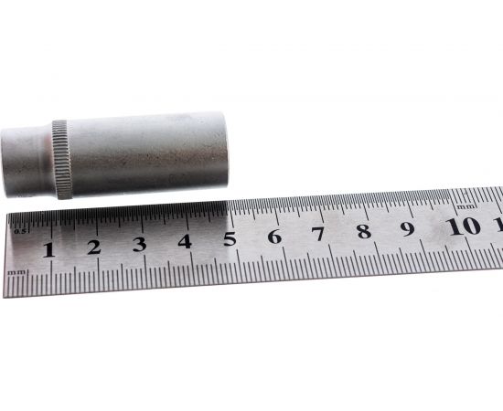 Глубокая торцевая головка КОБАЛЬТ 1/4, 13мм, Cr-V 643-972 – изображение 3