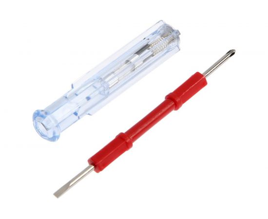 Индикаторная отвертка 2 в 1 TUNDRA PH и SL, пластиковая рукоятка, 185 мм 2276017 – изображение 3