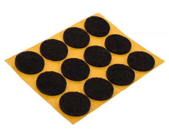 Подкладка ЕВРОПАРТНЕР фетр, корич. 20мм 12шт. 6 9183 2 – изображение 3