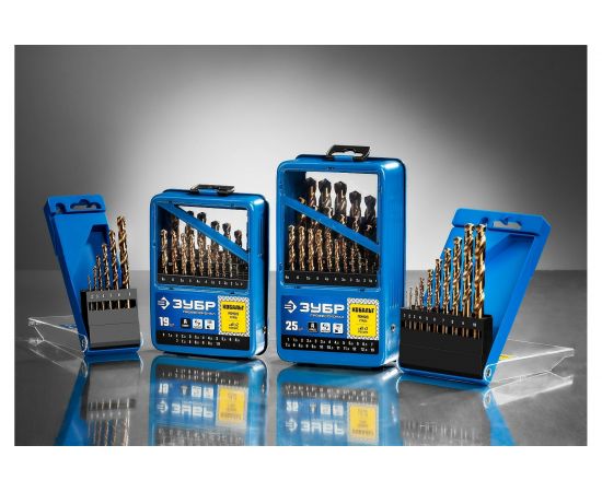 Набор сверл по металлу ПРОФЕССИОНАЛ, 6 шт. Зубр 29626-H6 – изображение 4