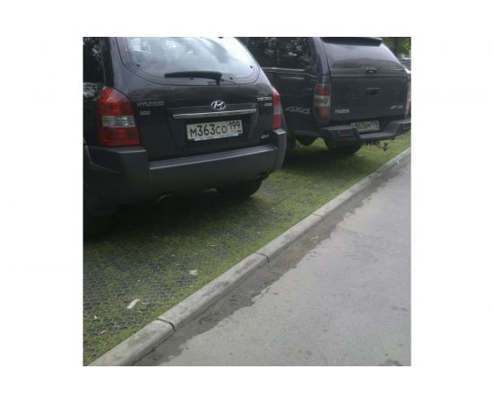 Газонная решетка Gidrolica 700х400х33 мм - пластиковая зеленая 607 – изображение 4