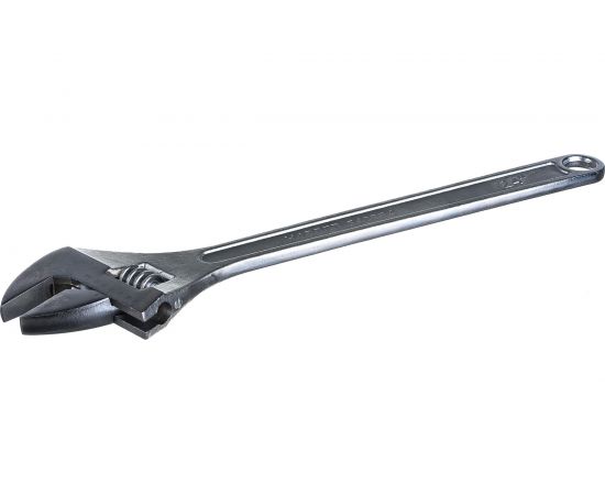 Разводной профессиональный хромированный ключ HARDEN 600мм. 540524 – изображение 4