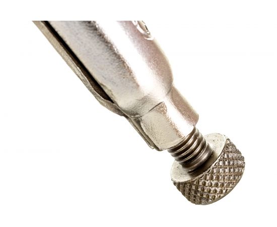 Универсальный ручной зажим Зубр Эксперт для круглых профилированных и плоских деталей губки из кованой Cr-V стали 180 мм 22510-18 – изображение 4