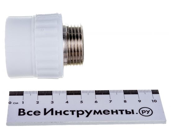 Комбинированная муфта VALFEX PP-R белая, 32х1 дюйма НР 10130032 127-0243 – изображение 4