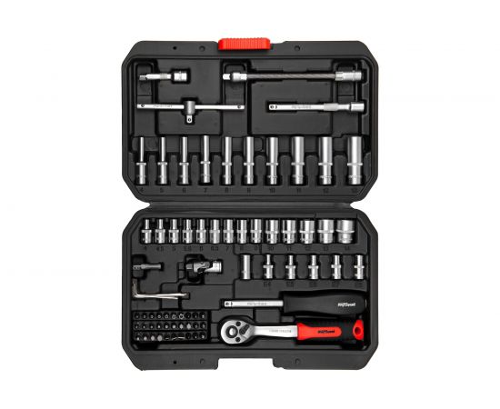 Набор профессионального инструмента AV Steel 72 предм. 1/4 AV-011472 – изображение 4