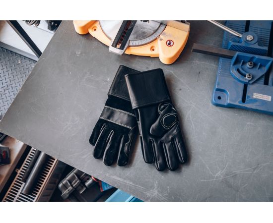 Защитные антивибрационные кожаные перчатки Jeta Safety Vulcan для работы с инструментом JAV03-10/XL – изображение 4