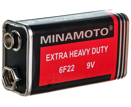 Батарейка Minamoto 6F22 9V, 1 shrink 500 – изображение 5