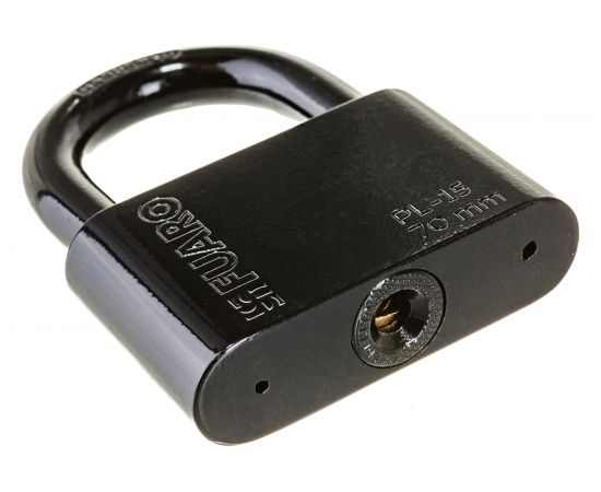 Навесной замок Fuaro PL-15-70 Black диск. 4 кл., блистер 42283 – изображение 6