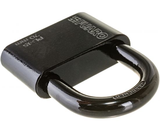 Навесной замок Fuaro PL-15-70 Black диск. 4 кл., блистер 42283 – изображение 7