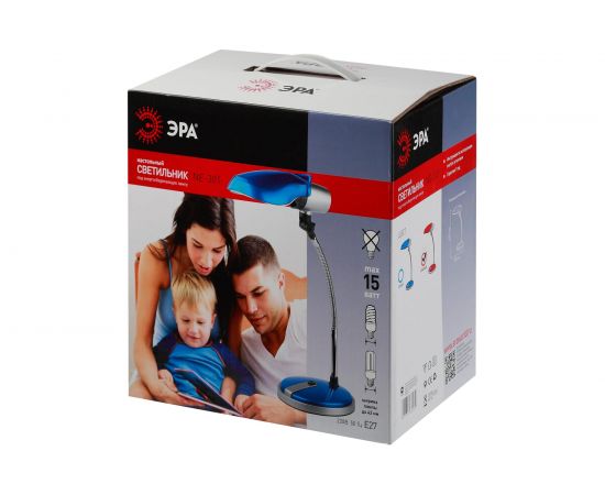 Настольный светильник ЭРА NE-301-E27-15W-OR оранжевый C0044899 – изображение 7