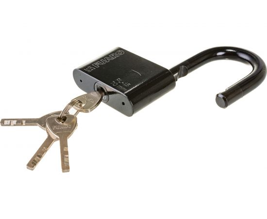 Навесной замок Fuaro PL-15-70 Black диск. 4 кл., блистер 42283 – изображение 8