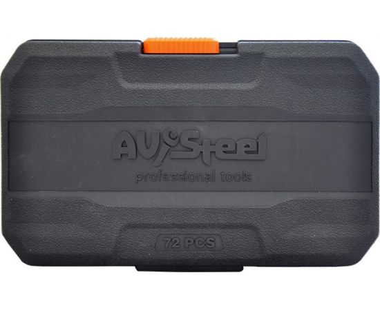 Набор профессионального инструмента AV Steel 72 предм. 1/4 AV-011472 – изображение 10