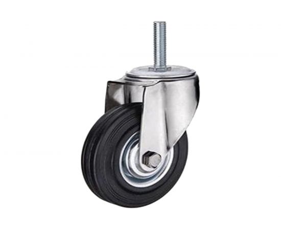 Колесо промышленное поворотное крепление болтом М12 SCT93 75 мм MFK-TORG 4008075 М12 