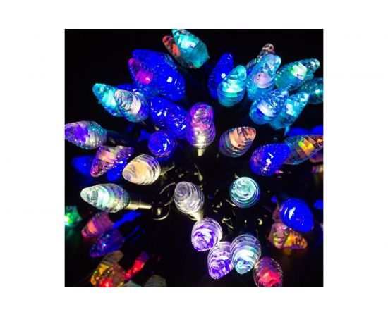 Гирлянда Neon-Night Мультишишки, 10м, 80 LED, RGB, черный Каучук 303-509-3 