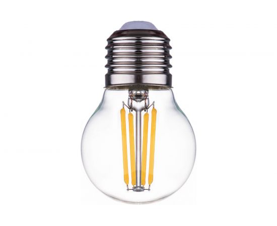 Нитевидная лампа Фарлайт прозрачная шар G45 7Вт 2700К Е27 FAR000033 