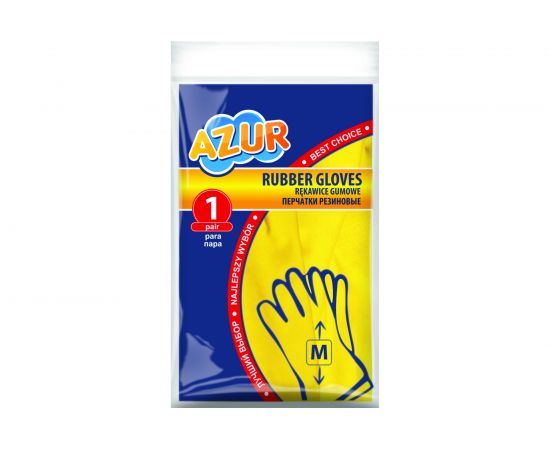 Резиновые перчатки AZUR Центи M 092120 