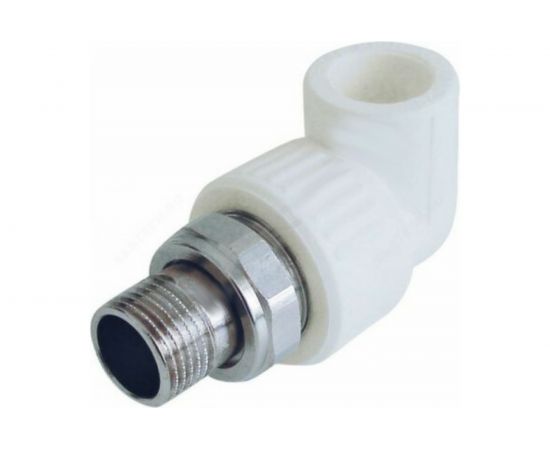 Угольник с американкой для радиатора RTP, наружная резьба, D20х1/2 мм 14625 