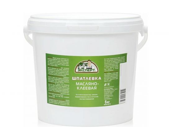 Шпатлевка ЭКСПЕРТ масляно-клеевая, 5 кг 17716 