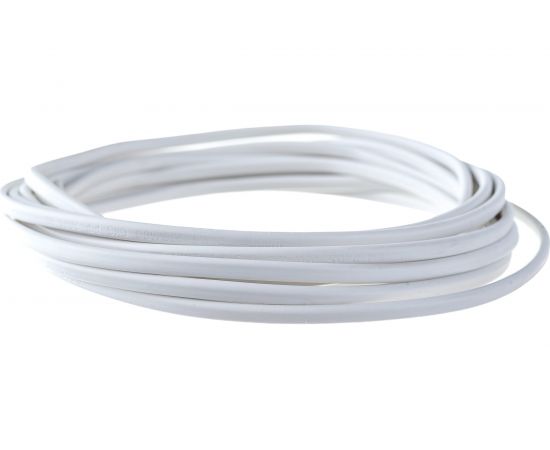 Кабель Мастер Тока ШВВПбм, 2x0.5, белый, 5м МТ1527 