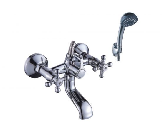 Смеситель для ванны Эверест с коротким изливом и поворотным переключателем для душа B30-333 