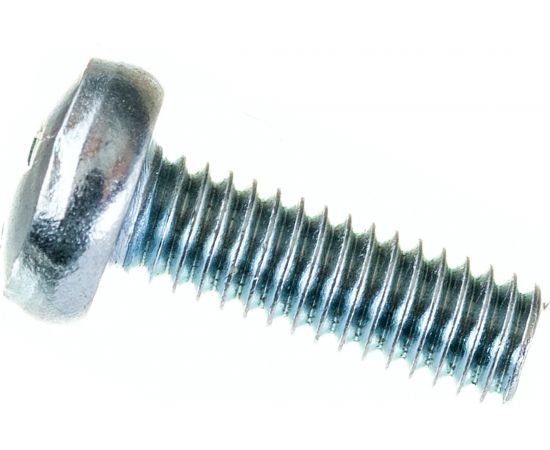 Винт Стройметиз М4х12 DIN 7985, полукруглая головка, цинк уп. 16 шт 3101231 