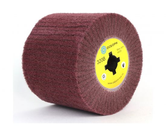 Валик шлифовальный нетканый с абразивом 6-064 (120 мм; P320) для щеточных шлифмашин ОСБОРН PLM.RB12010019WP320B 