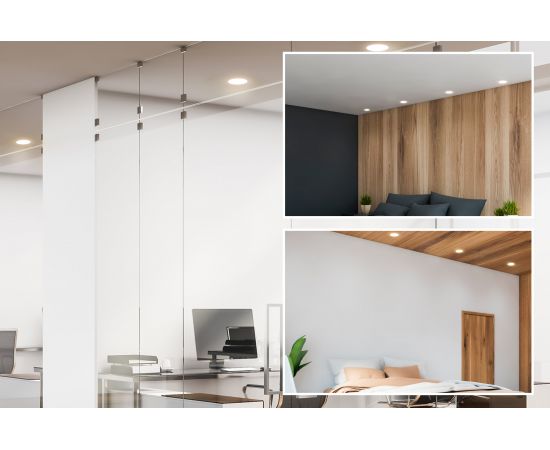 Светодиодная панель Apeyron встраиваемая круглая, 220В, 24Вт, алюминиевый корпус, изолированный драйвер, ТБ 06-23 – изображение 12