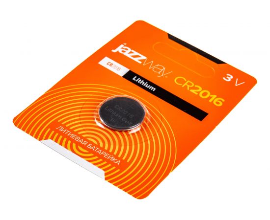 Литиевая батарейка JazzWay CR2016 BL-1 2852830 – изображение 2