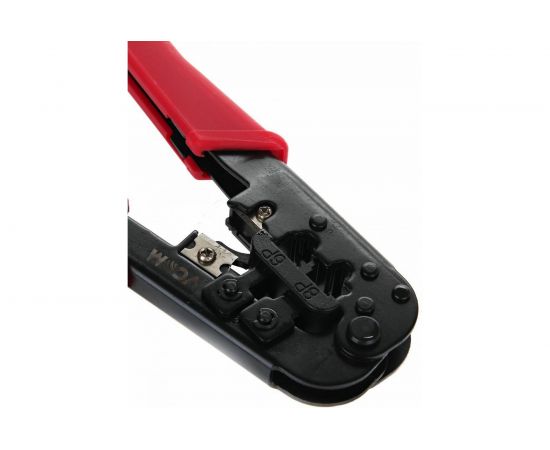 Обжимные клещи VCOM универсальные RJ-45, 4P/6P/8P D1902 – изображение 2