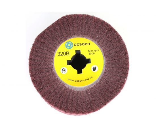 Валик шлифовальный нетканый с абразивом 6-064 (120 мм; P320) для щеточных шлифмашин ОСБОРН PLM.RB12010019WP320B – изображение 2