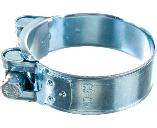Одноболтовый хомут КРЕП-КОМП 60-63 мм силовой 1шт SIL60-63RB41 – изображение 2