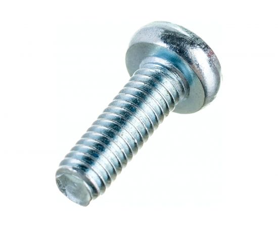 Винт Стройметиз М4х12 DIN 7985, полукруглая головка, цинк уп. 16 шт 3101231 – изображение 2