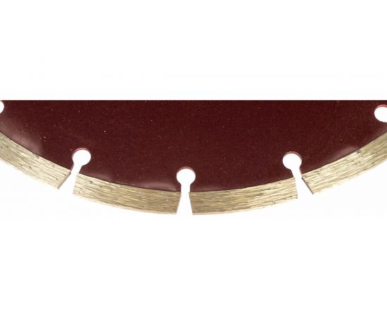 Диск алмазный отрезной сегментный по бетону (230х22.2 мм) БИЗОН 0515002 – изображение 2