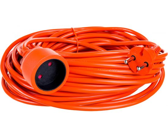 Удлинитель в бухте 10А 1роз. 20м оранж. Power Cube PC-L1-B-20 – изображение 2