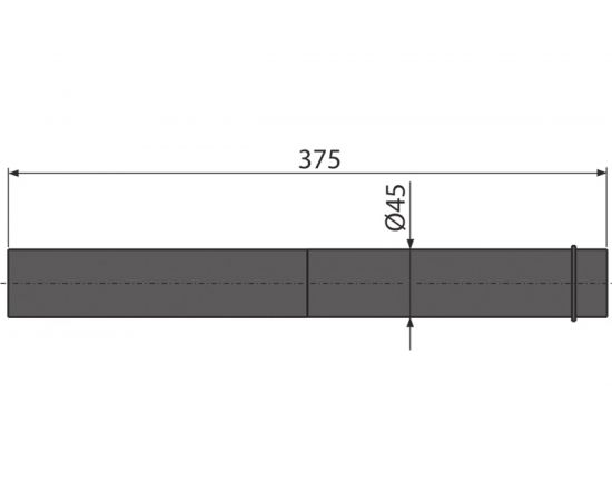 Удлинительный патрубок для подвода воды к унитазу Alca Plast M147 00037642 – изображение 2