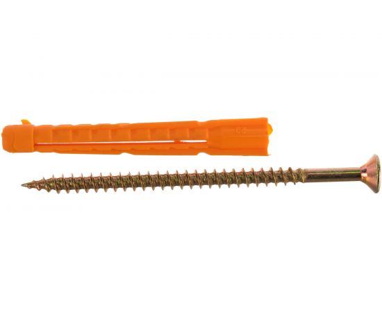 Дюбель универсальный с шурупом 8 шт. (6х52 мм) Зубр 4-301196-06-052 – изображение 3