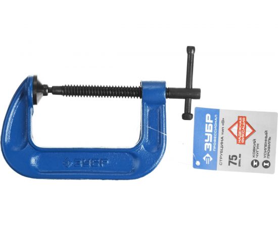 Струбцина Зубр ПСС-80 тип G 75 мм, 32245-075_z02 – изображение 3