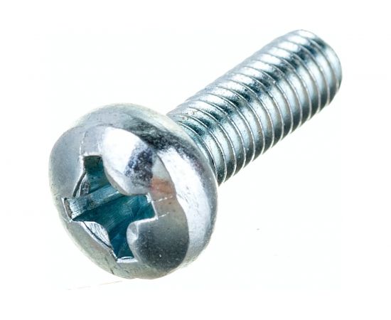 Винт Стройметиз М4х12 DIN 7985, полукруглая головка, цинк уп. 16 шт 3101231 – изображение 3
