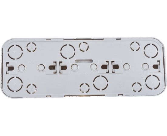 Розетка Bylectrica 3-местная ОУ с заз.конт., серия ВАРИАНТ, белый, РА16-0162 – изображение 3