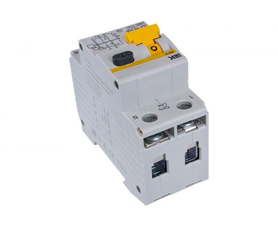 Автоматический выключатель дифф. тока IEK АВДТ 32 B16 10мА MAD22-5-016-B-10 – изображение 3