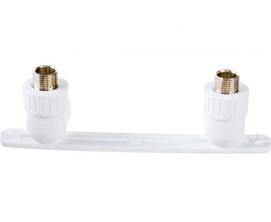 Угольник RTP PN25 комбинированный, с креплением, двойной под смеситель, наружная резьба, D25х1/2 мм 10704 – изображение 3