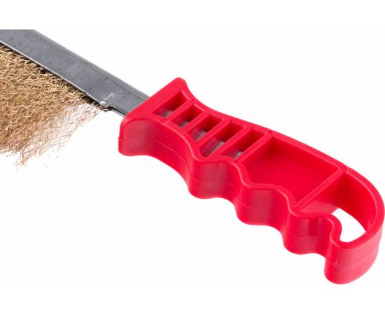 Металлическая латунированная щетка MATRIX 74827 – изображение 3