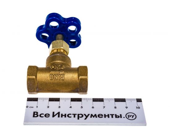 Запорный клапан вентиль RM 1/2 ВР-ВР муфтовый Ду15 Ру16 -12FFG – изображение 4